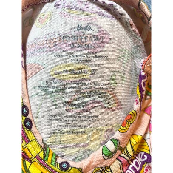 Posh Peanut Barbie California Dreaming Ltd Edition Swing Onesie Size 18 to 24M - Picture 3 of 4